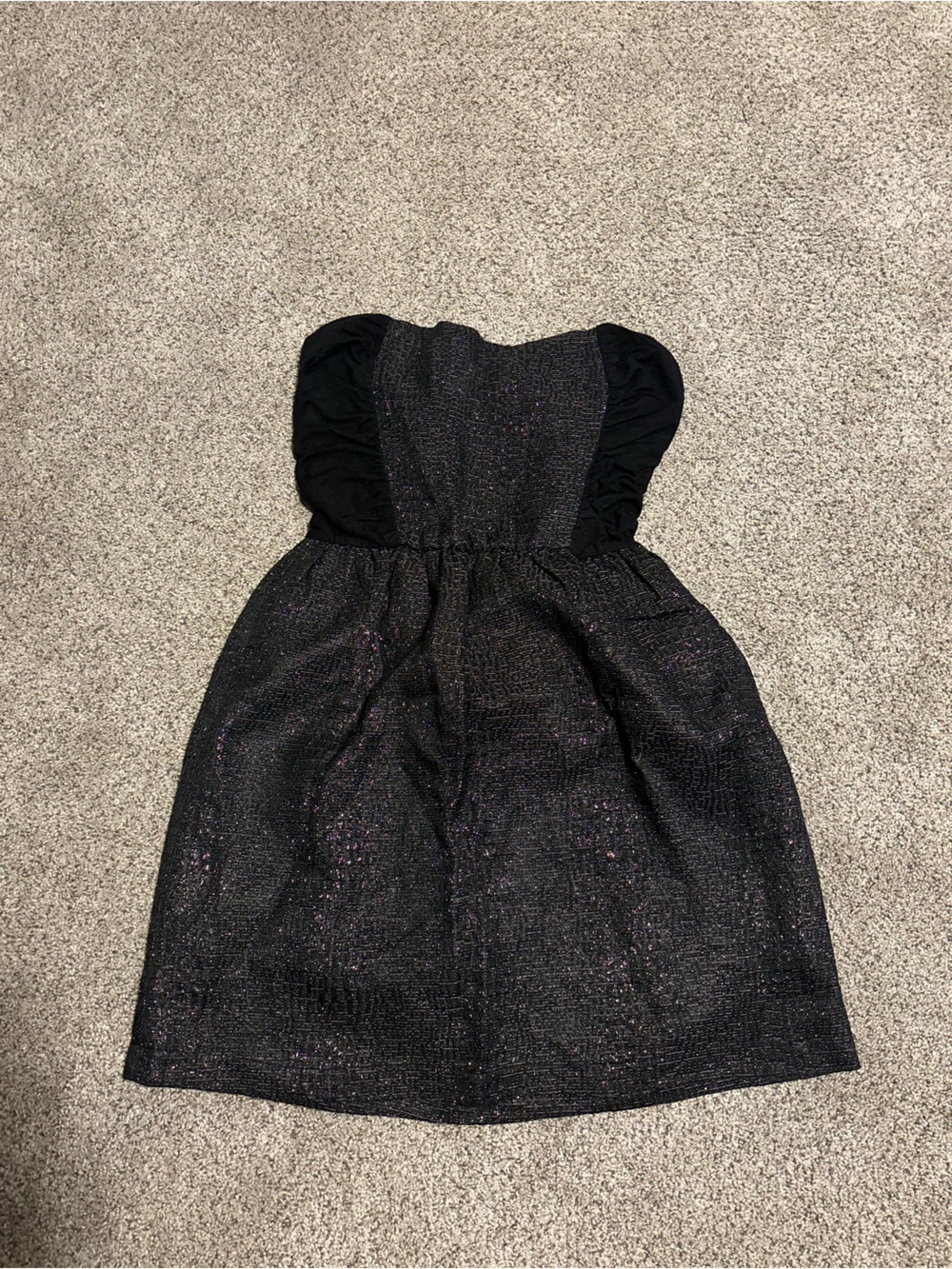 Eight Sixty Strapless Black Party Dress